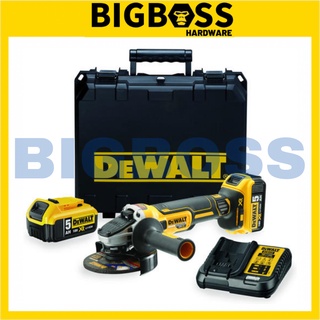 DEWALT [DCG405P2-B1] 20V - 4" (100mm) Brushless Cordless Angle Grinder ...