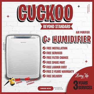 [ Free 3 Years Services ]  CUCKOO C+ HUMIDIFIER [ Penapis Udara ] air humidifier diffuser air filter dehumidifier Coway
