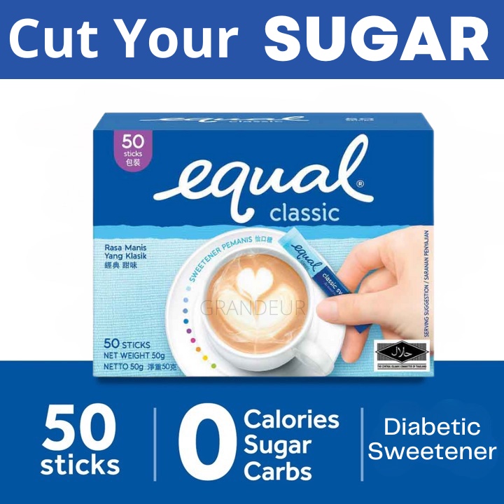 Equel Classic Sweetener Diabetes Sugar Replacement Diabetic Blood