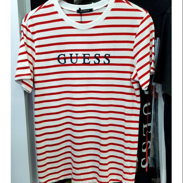 fake guess striped shirt