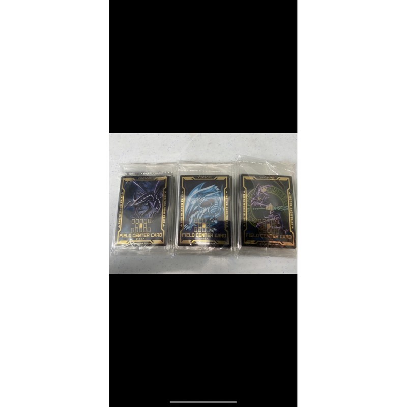 Yugioh Sealed Field center card set blue eyes white dragon + dark ...