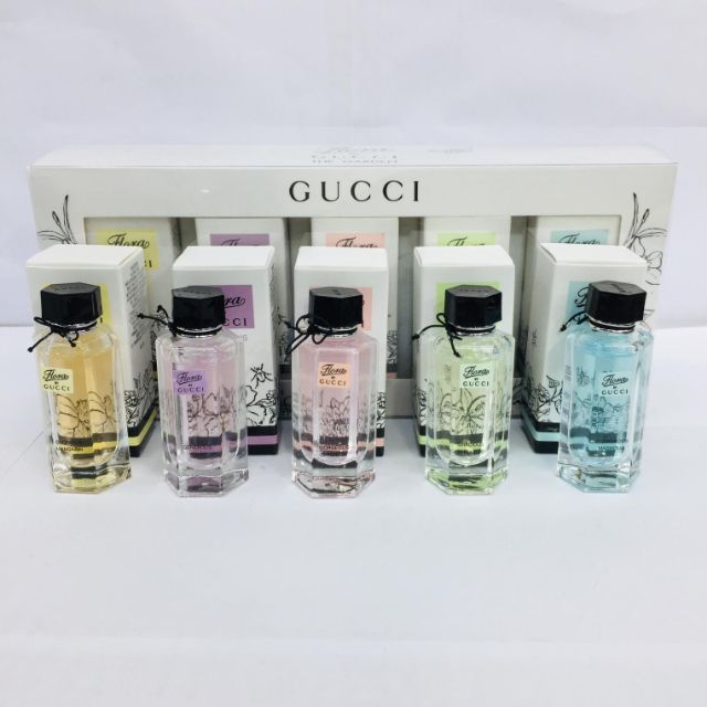gucci flora mini perfume set