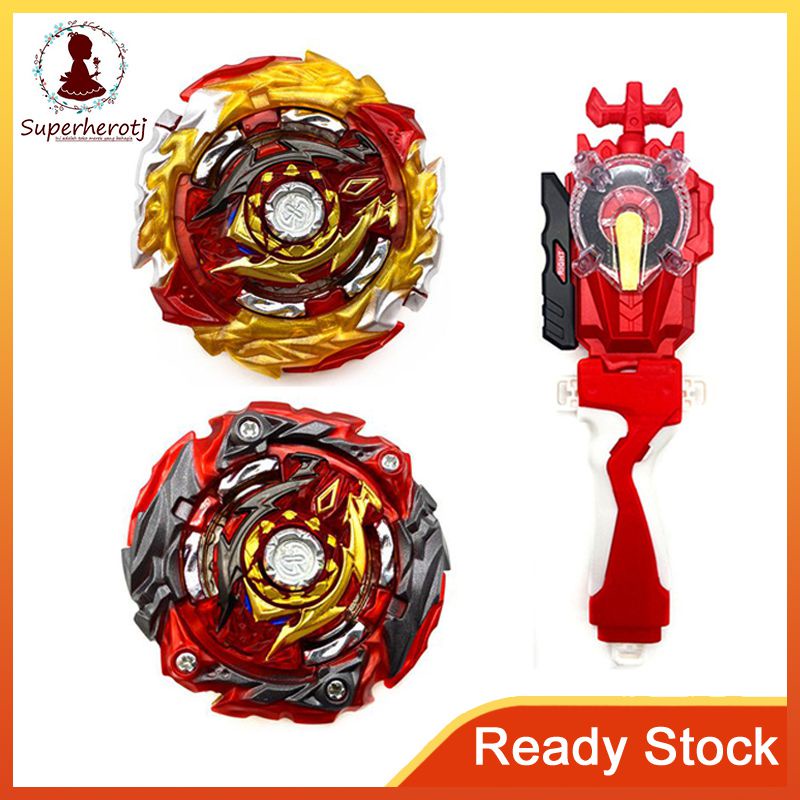 Set Beyblade Burst B-172 World Spriggan B172 Gyro Dengan With Launcher ...