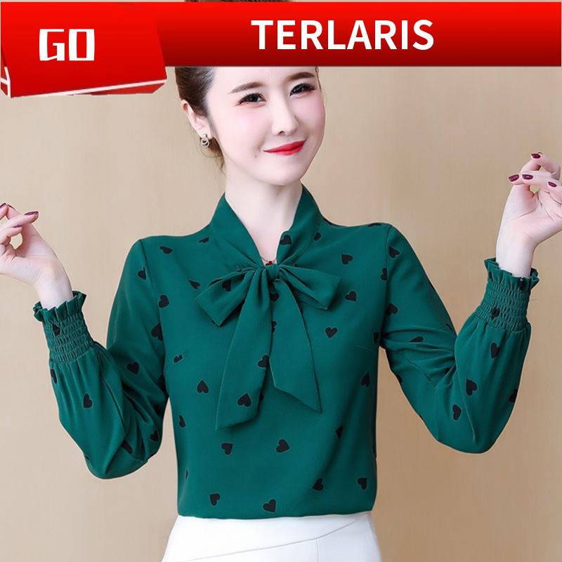Buy Ready Stock S 4xl Office Wear Casual Shirt Korean Shirt Chiffon Blouse Blouse Putih Baju Musim Bunga 2020 Fesyen Wanita Kemeja Gaya Korea Kemeja Lengan Panjang Wanita Perangai Bawah Seetracker Malaysia