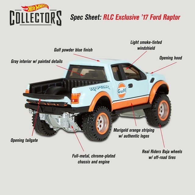 hot wheels rlc ford raptor