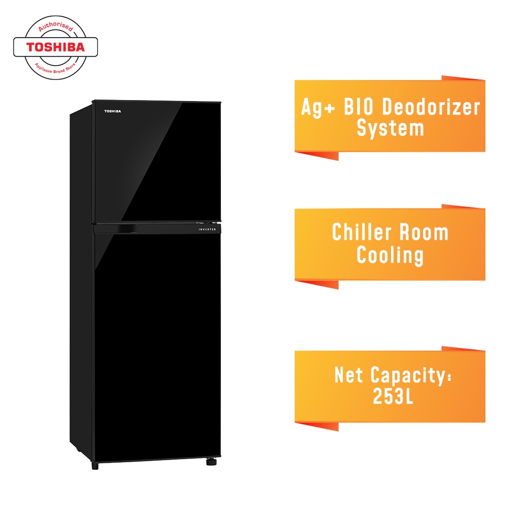 Toshiba 2 Doors Inverter Refrigerator (273L) GRB31MU(UB) Shopee Malaysia