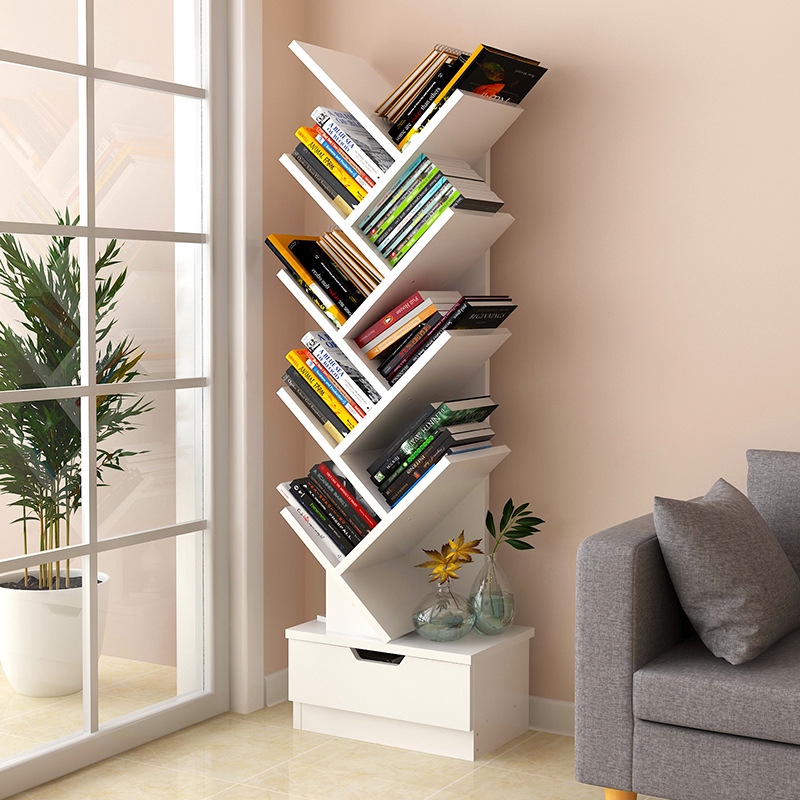 Bookshelf Simple Student Bookcase Floor Multilayer Living Room