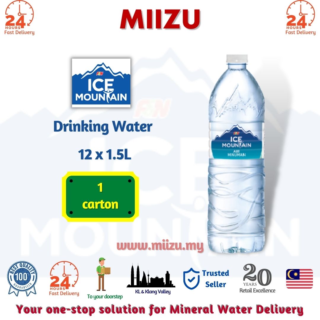 Ice Mountain Drinking Water 12x1.5L Shopee Malaysia