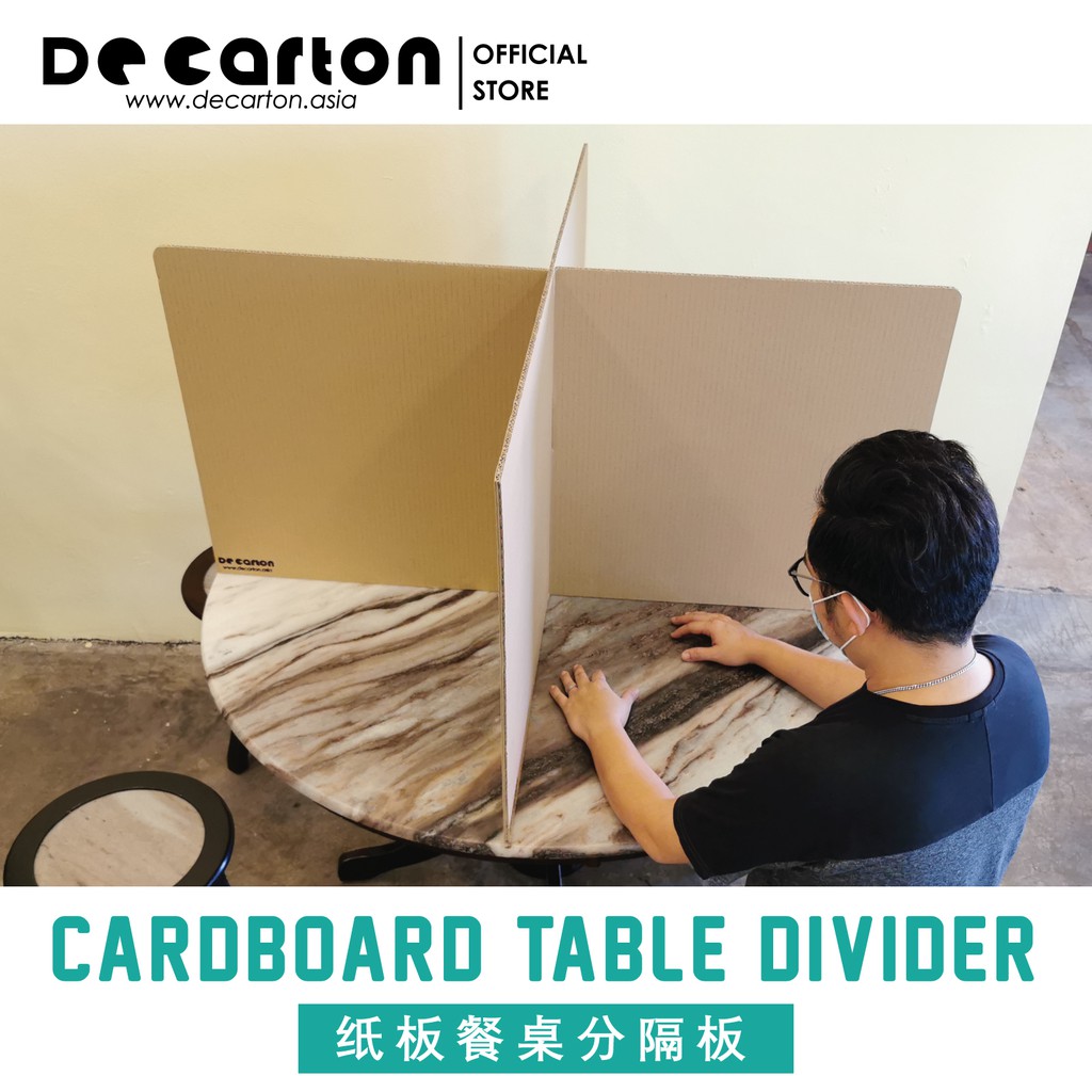 De Carton Cardboard Table Divider  Shopee Malaysia