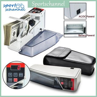 Ready Stock♚V40 Portable Mini Cash Count Money Currency Counter Counting All Bill EU