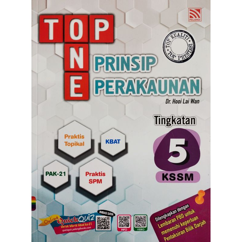 Top One 2021 Tingkatan 5 Ekonomi Prinsip Perakaunan Shopee Malaysia