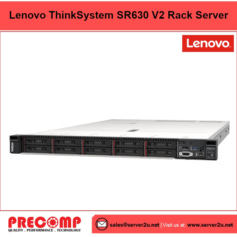 [BACK TO BACK ORDER] Lenovo ThinkSystem SR630 V2 Rack Server (XS4309Y