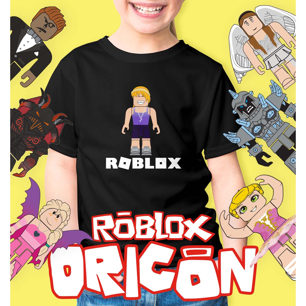 Roblox Tshirt Game Pink Cartoon Shirt Roblox Character Shirt Cute Girl Tshirt Special Edition Print Name Cetak Nama Shopee Malaysia - roblox character yellow shirt