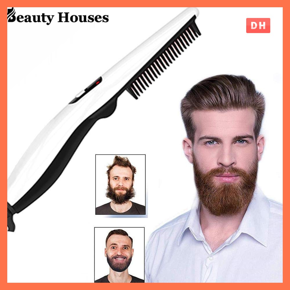 Beauty Houses Electric Hair Comb For Men Hair Straightener Beard Straightener Quick Hair Styler hair straightener hair straightener comb hair straightener cream straightenerhair straightener men