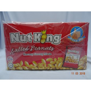 36 Packs Cap Tangan Nut King Salted Peanut Local Ready Stocks Shopee Malaysia