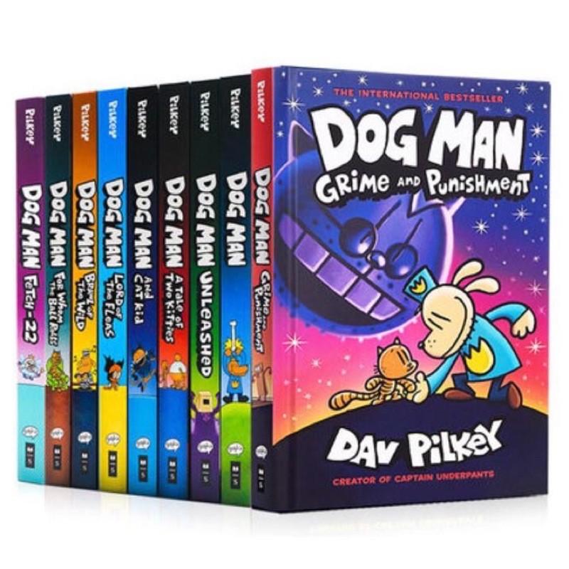 Dog Man Series 19 Books Set dogman Children's Collection by Dav Pilkey