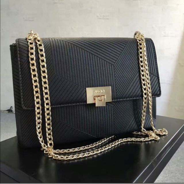 aldo quilted chain handbag