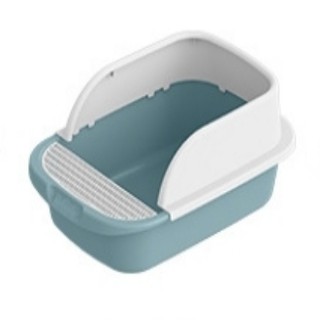 European Style Cat Litter Toilet Box Jumbo Hooded Bekas Pasir 