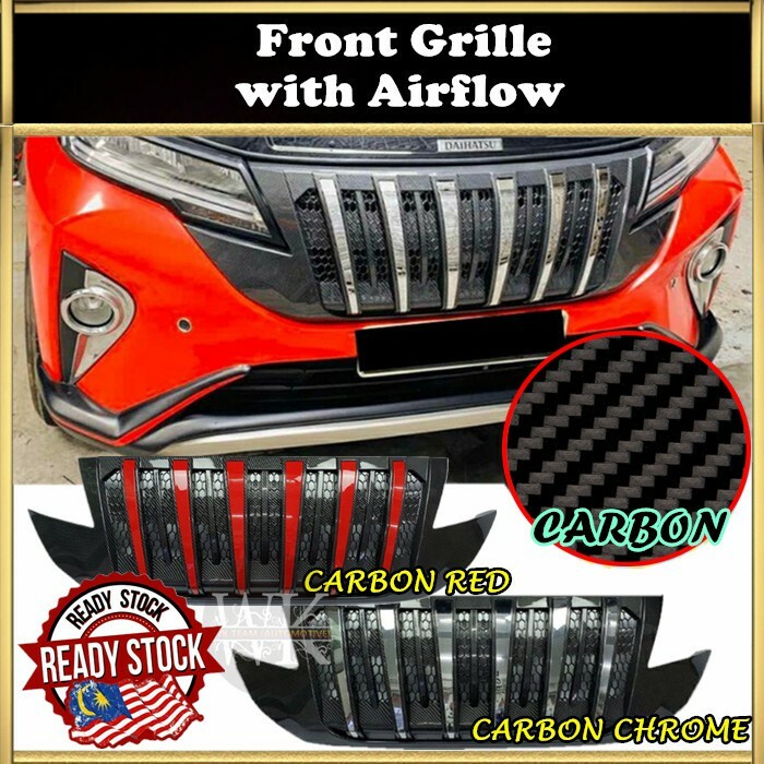 PERODUA ARUZ Front Bumper Venom Grille Grill V2 with Airflow (CARBON ...