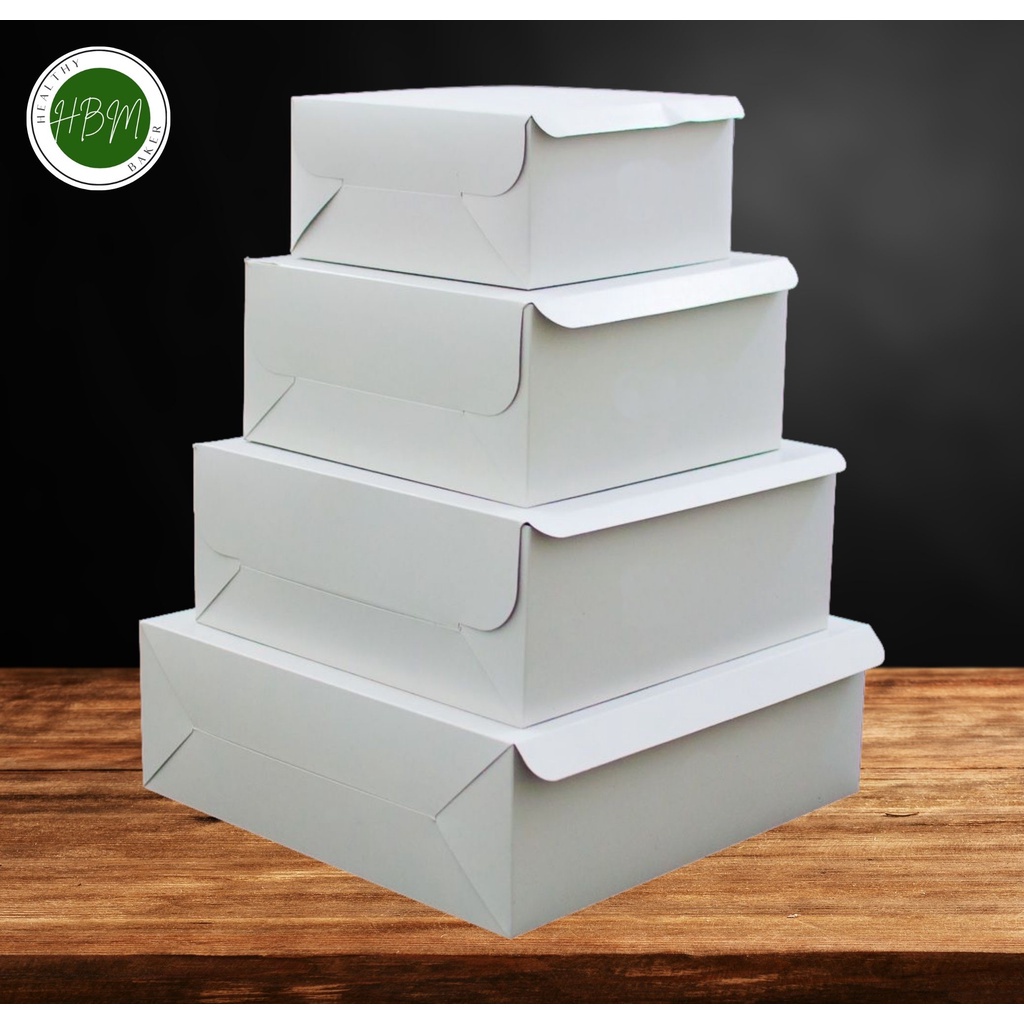 Ready Stock Talam Box White / Pizza Box / Food Box /Cake Box / Kotak ...