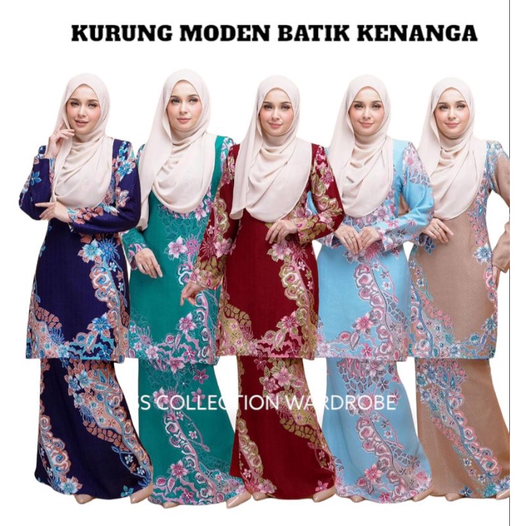 KURUNG MODEN BATIK KENANGA ❤️ KURUNG BATIK EXCLUSIVE ❤️ MATERIAL SUTERA DOBBY PREMIUM ❤️ KURUNG MODEN PLUS SIZE ❤️