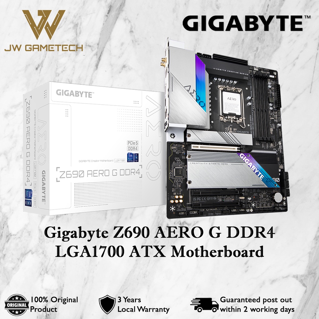 Gigabyte Z690 AERO G DDR4 LGA1700 ATX Motherboard | Shopee Malaysia