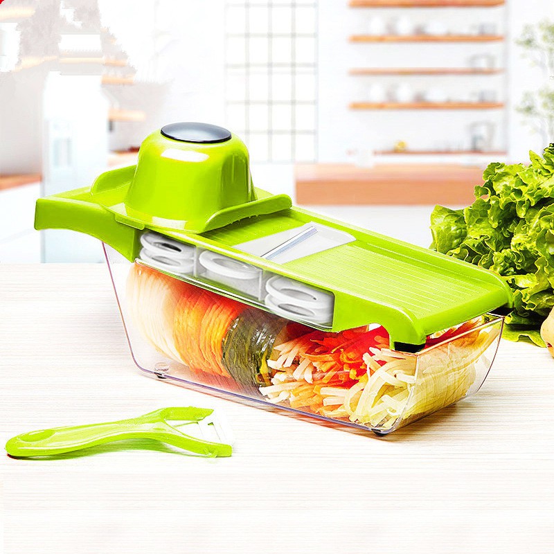 Julienne Mandolin Slicer Cutter Chopper Pulp Fruit Vegetable Veg Peeler
