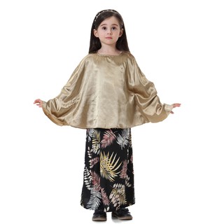 Muslimah Suit Kids Blouse Girl Muslim Baju Kurung Jubah Muslimah Suit Kids Blouse Girl Muslim Baju Kurung Jubah