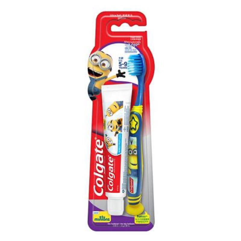 Colgate Minion Kids Toothbrush & Toothpaste (5+ Yrs) | Shopee Malaysia