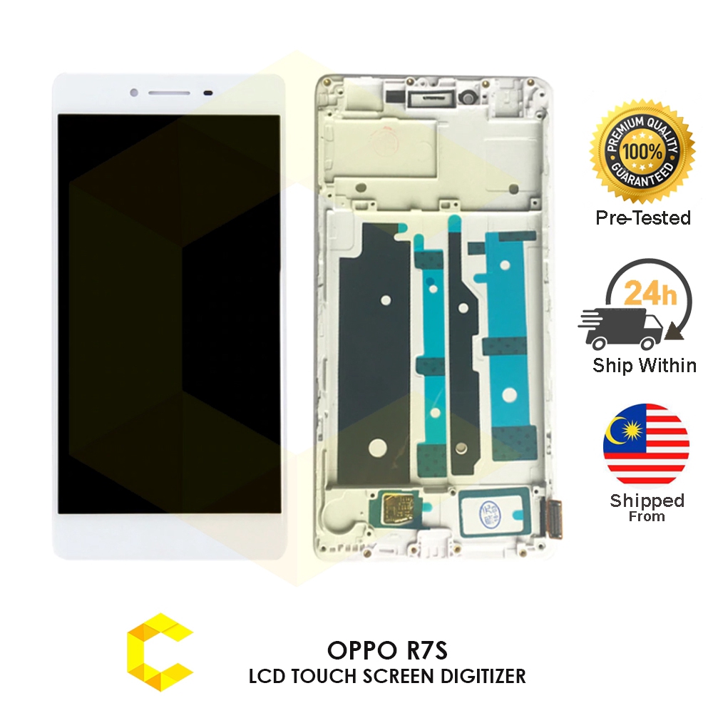 Cellcare Oppo R7s Lcd Touch Screen Digitizer With Frame Shopee Malaysia
