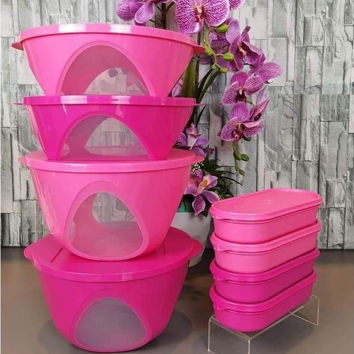 Pink Tupperware