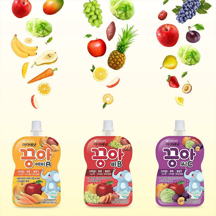 Ivenet Bebe Fruit Vitamin Puree Baby Puree High Dietary Fiber Shopee Malaysia