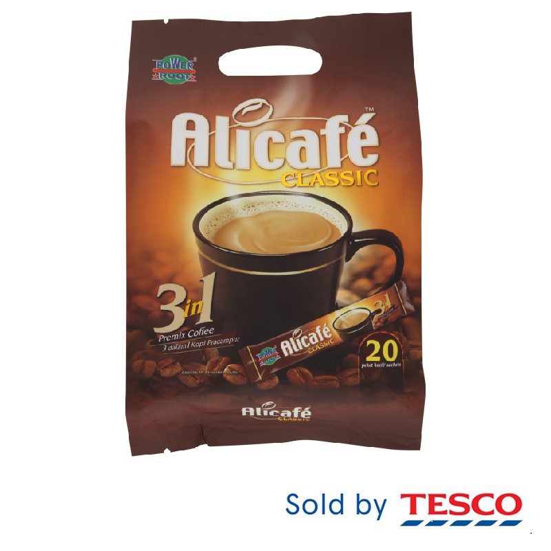 Power Root Alicafé Classic 3 In 1 Premix Coffee 20 Sachets X 20G