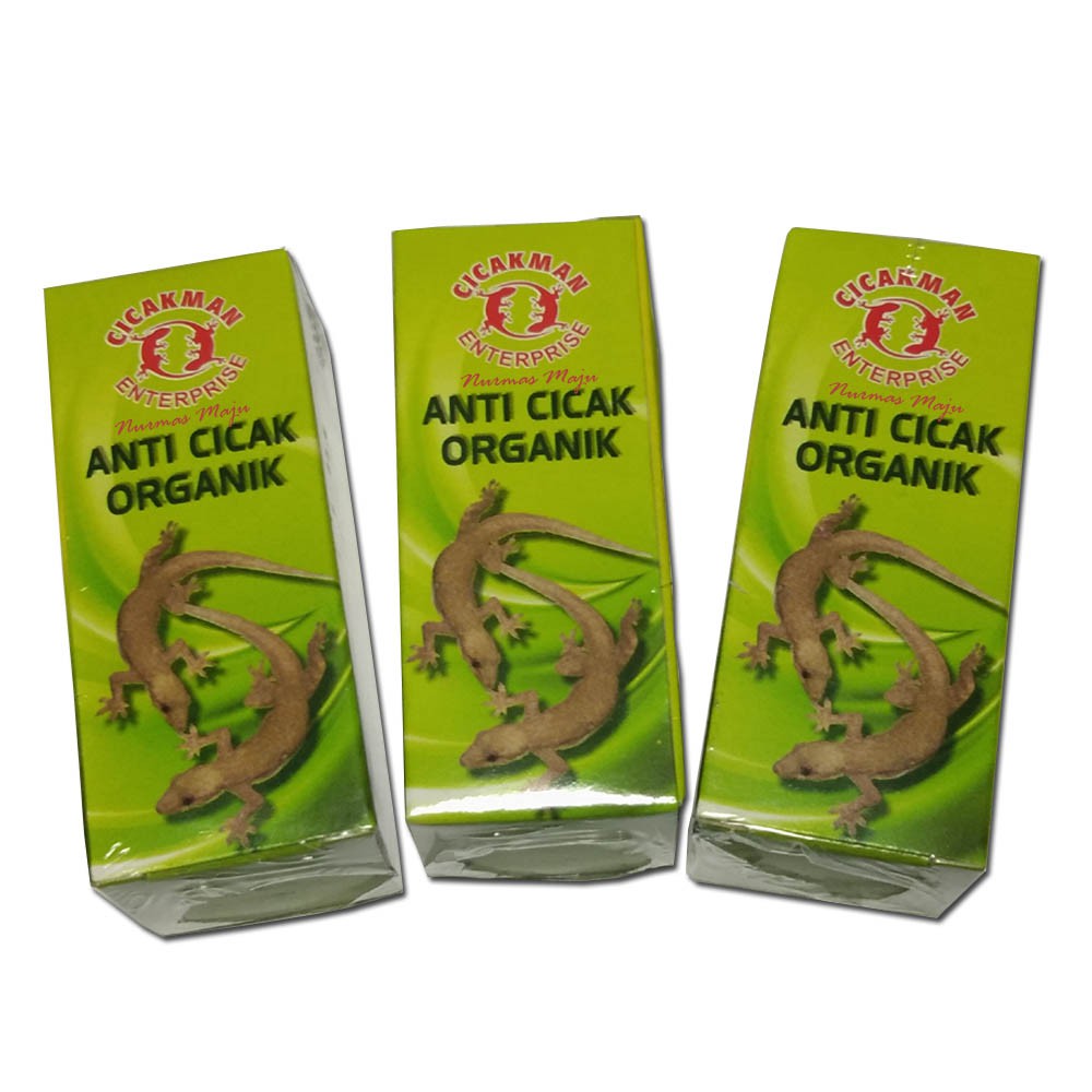 [ReadyStock] Anti Cicak Organik (20g x 3pcs)Ubat Cicak 