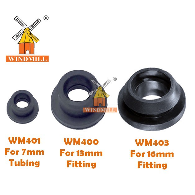 [100pieces] Rubber Grommet for Irrigation Offtake off take Tubing Pipe