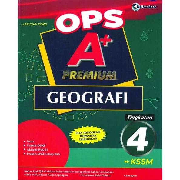 2022 Modul Ops A Premium Geografi Tingkatan 1 2 3 4 5 Kssm Penerbit Nusamas Shopee Malaysia