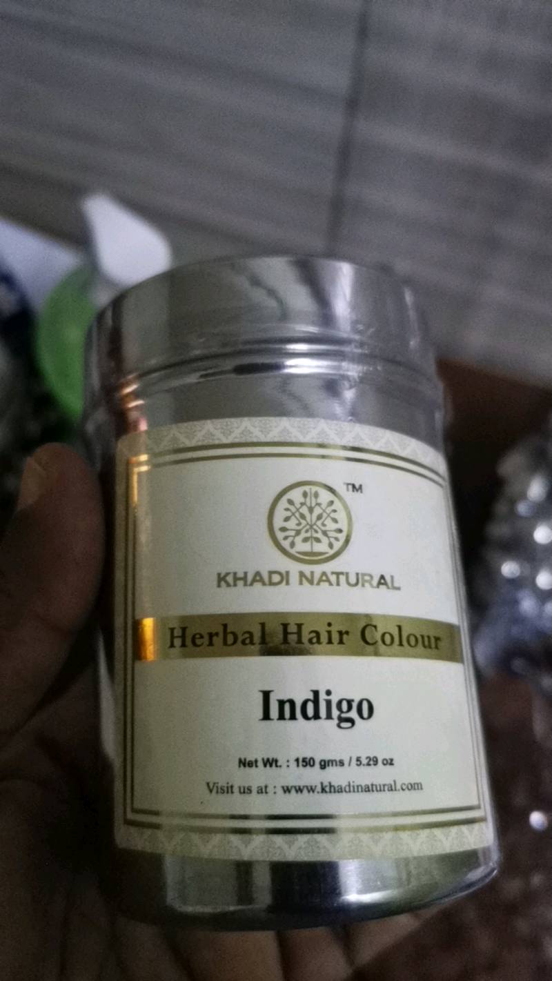 Khadi Herbal Hair Colour - Indigo 150gms | Shopee Malaysia