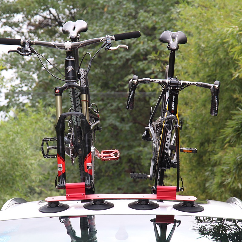 suction roof rack bike