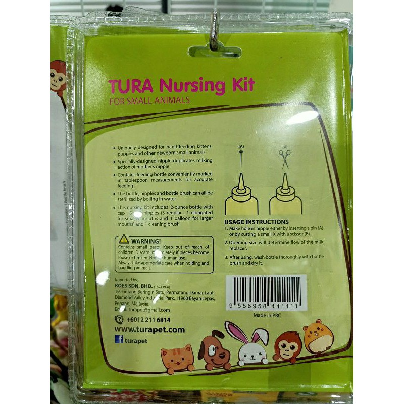 Buy BOTOL SUSU KUCING / PET NURSING 60ML - TURA  SeeTracker Malaysia