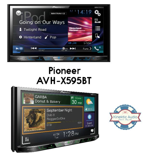 Pioneer AVH-X595BT - In-Dash Double-DIN DVD Multimedia AV Receiver with ...