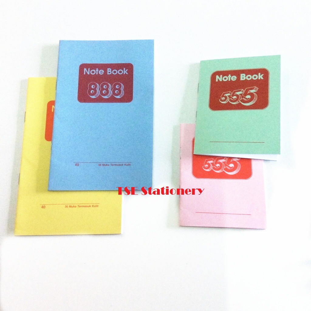 Note Book 555 Note Book 888 Buku Kecil Notebook Shopee Malaysia