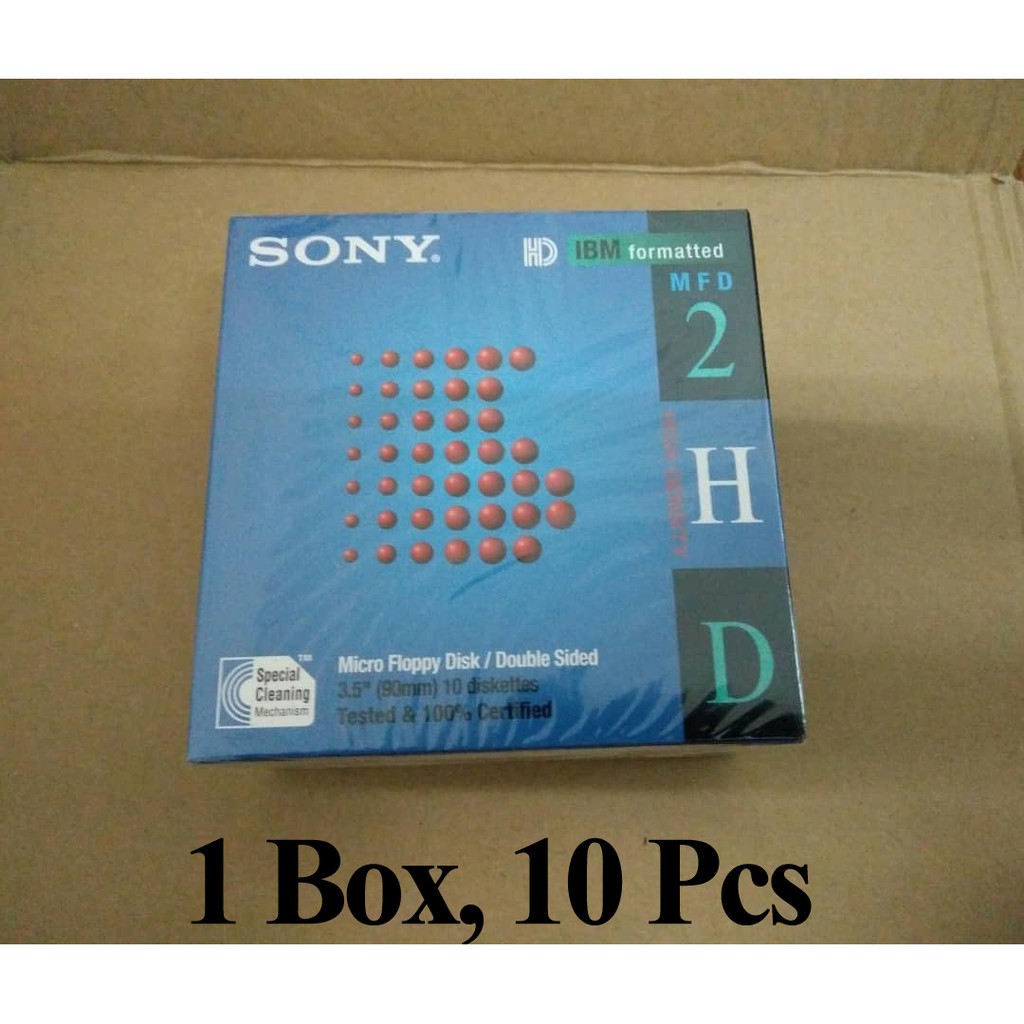 Sony 1.44MB Floppy Disk (New)(1 Box, 10 Pieces) Shopee Malaysia