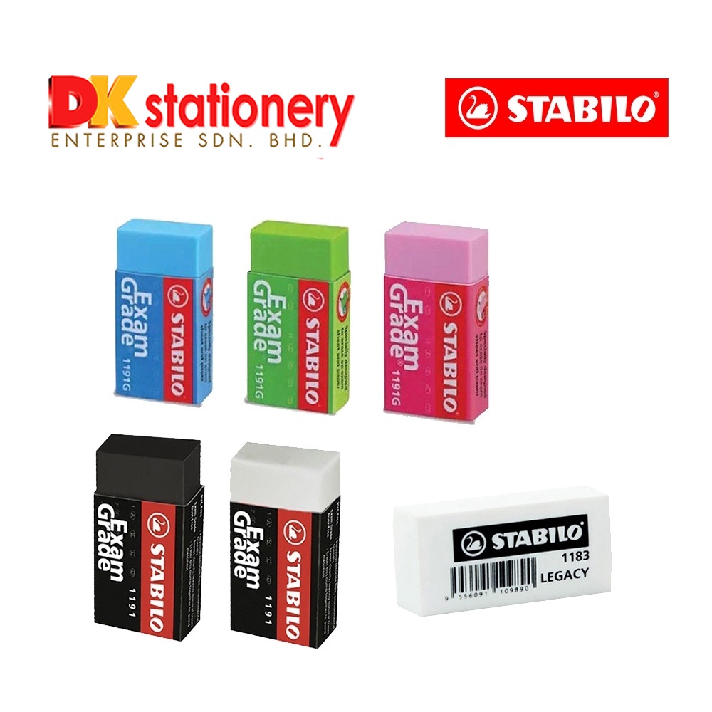 Stabilo Exam Grade Dust Free Eraser Shopee Malaysia