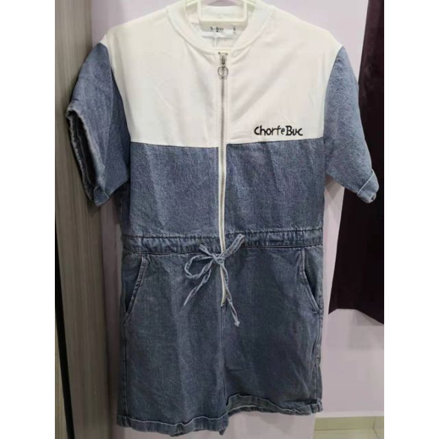 个性牛仔连体裤 Denin jumpsuit