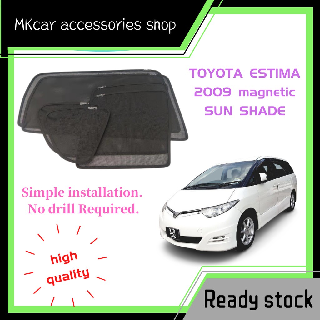 TOYOTA ESTIMA 2009 magnetic SUN SHADE | Shopee Malaysia