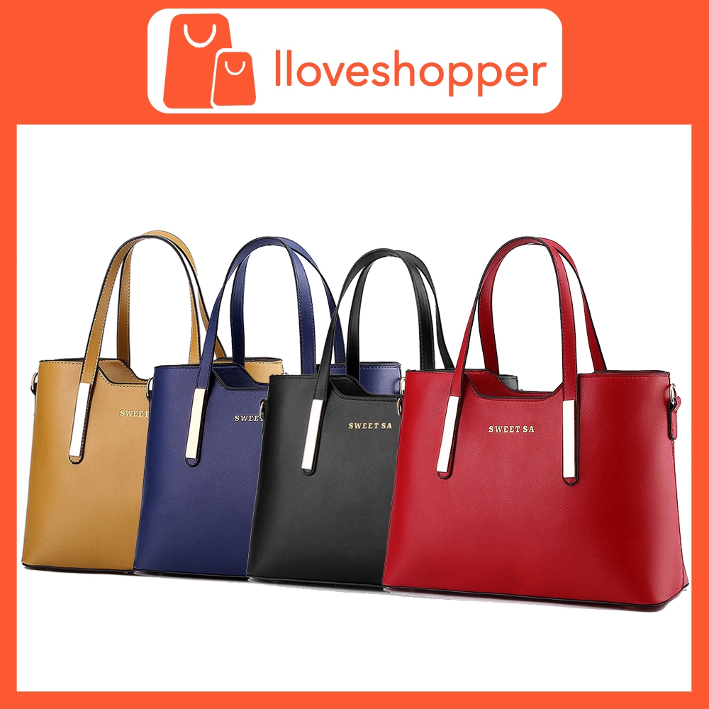 Sweet Sa Pu Premium Pu Leather Bag Shopee Malaysia