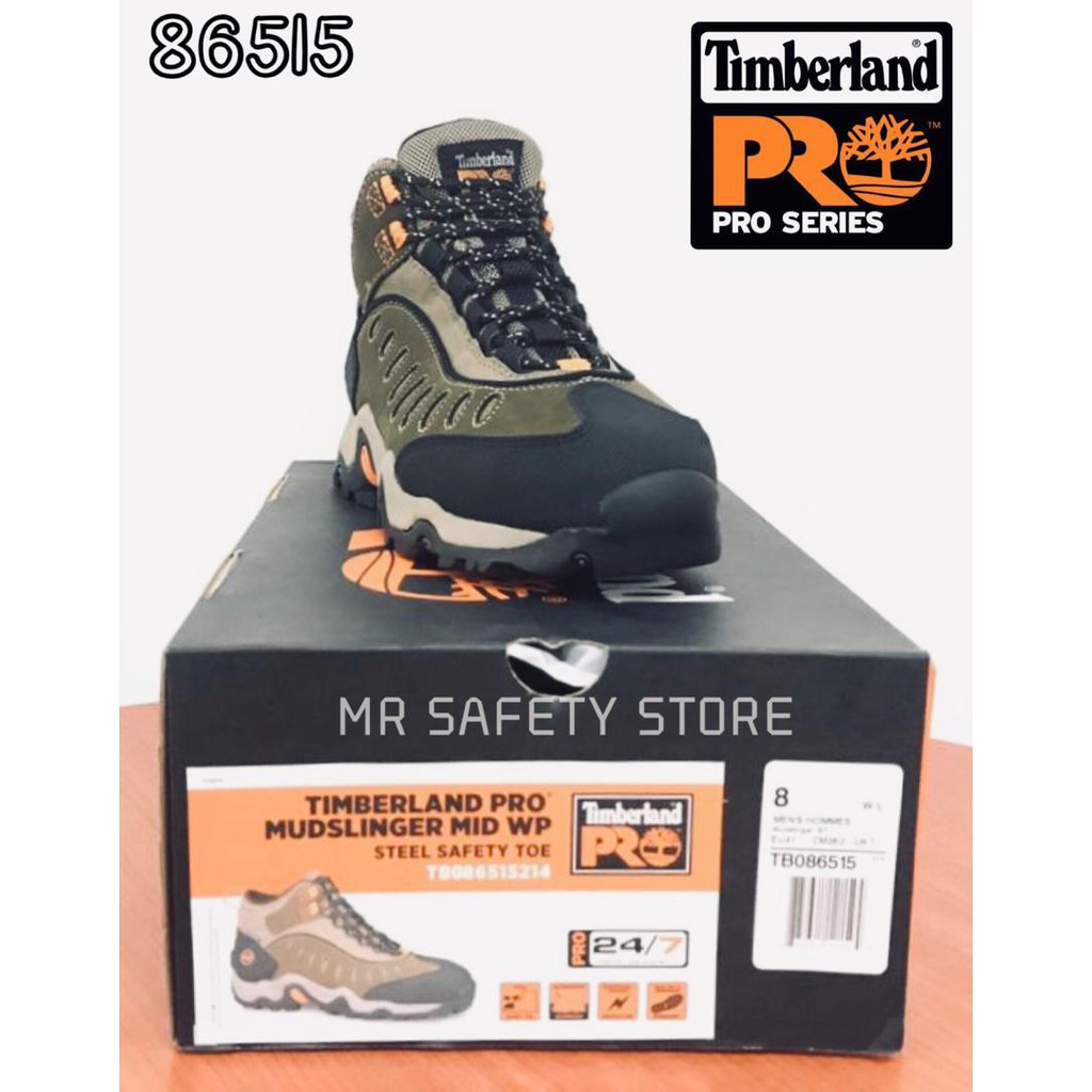 timberland pro mudslinger mid waterproof steel toe