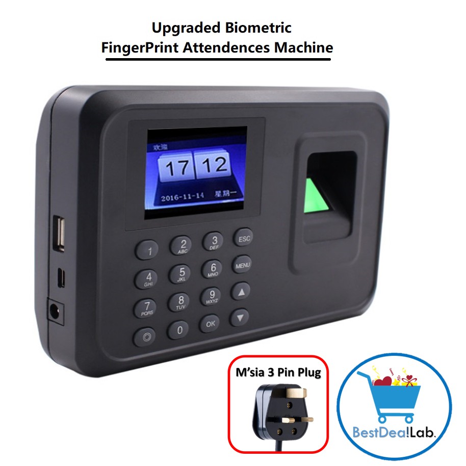 Upgraded Biometric Automatic Fingerprint Punch Card ID Card Attendance