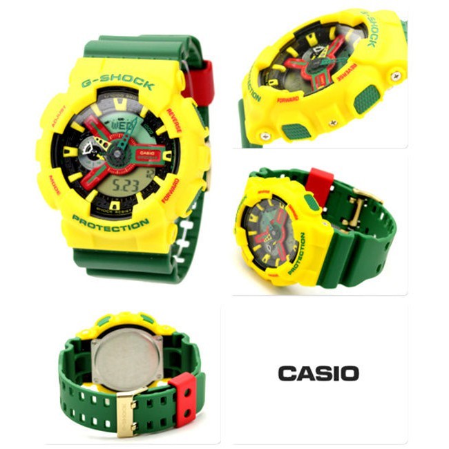 g shock yellow green