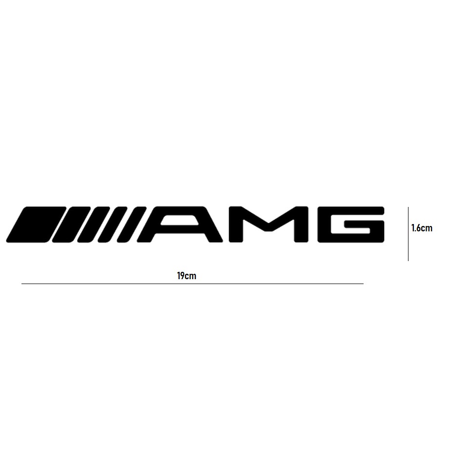 Gb Store 100 Original Mercedes Amg Logo Amg Logo Car Logo Shopee Malaysia